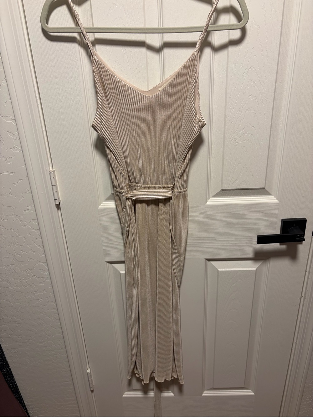 Monteau shimmer midi dress NWT S